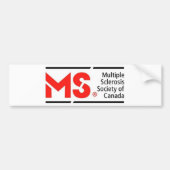 MS Canada Bumpersticker (Voorkant)