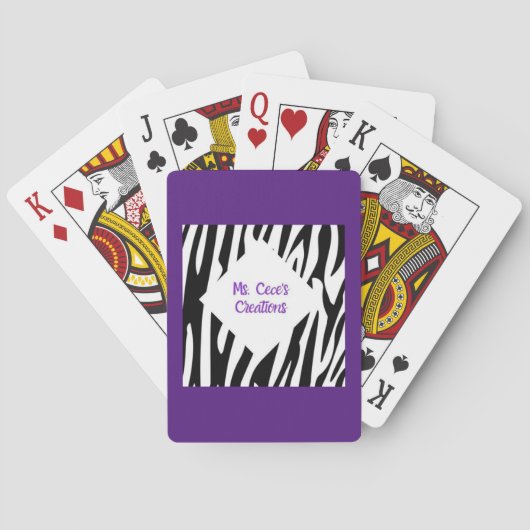 Ms. Cece's Creations Playing Cards Pokerkaarten (Achterkant)