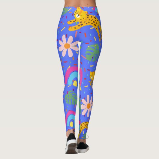 Ms. Cheetah Confetti leggings (Achterkant)