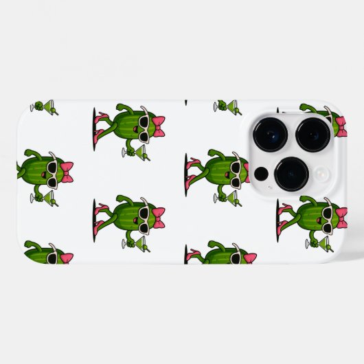 Ms. Cucumber Chic Case-Mate iPhone Case (Achterkant (horizontaal))