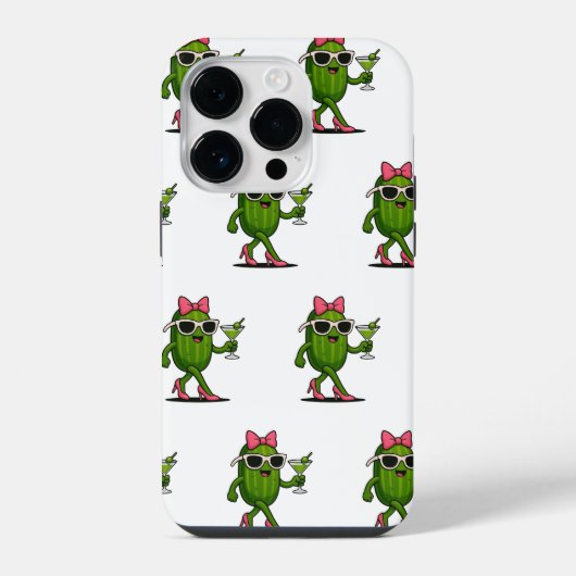 Ms. Cucumber Chic iPhone Hoesje (Achterkant)
