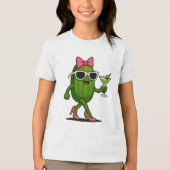Ms. Cucumber Chic Tri-Blend Shirt (Voorkant)