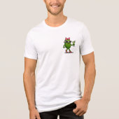 Ms. Cucumber Chic Tri-Blend Shirt (Voorkant)