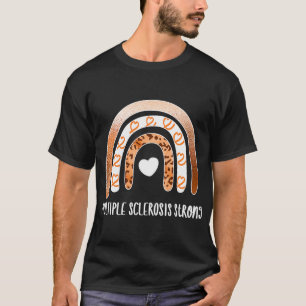 MS-dag met multipele sclerose Warrior Oranje T-shirt