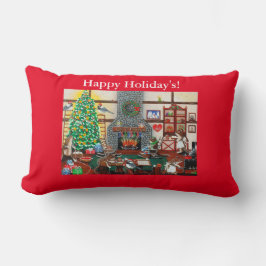 "Ms Elizabeth's Holiday Home" Kussen