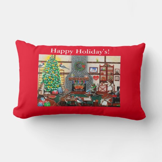 "Ms Elizabeth's Holiday Home" Kussen (Voorkant)