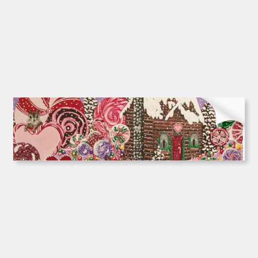 Ms Elizabeth's Peppermint World Bumpersticker (Voorkant)