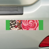 "Ms Elizabeth's Peppermint World" Bumpersticker (Op auto)