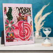 "Ms Elizabeth's Peppermint World" Fotoplaat (Zijkant)