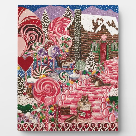Ms Elizabeth's Peppermint World Fotoplaat (Voorkant)