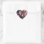 Ms Elizabeth's Peppermint World Hart Sticker (Tas)