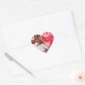 "Ms Elizabeth's Peppermint World" Hart Sticker (Envelop)