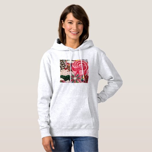 "Ms Elizabeth's Peppermint World" Hoodie (Voorkant volledig)