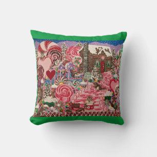 "Ms Elizabeth's Peppermint World" Kussen