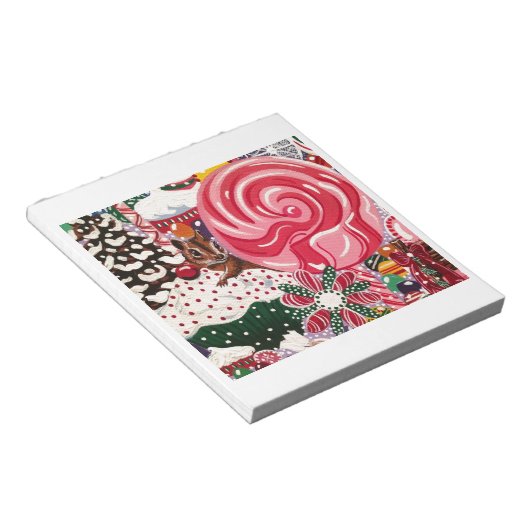 "Ms Elizabeth's Peppermint World" Notitieblok (Schuin)