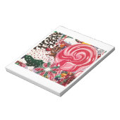 "Ms Elizabeth's Peppermint World" Notitieblok (Linkerzijde)