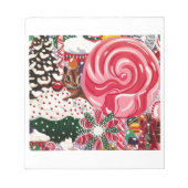"Ms Elizabeth's Peppermint World" Notitieblok (Voorkant)