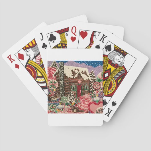 Ms Elizabeth's Peppermint World Pokerkaarten (Achterkant)