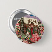 Ms Elizabeth's Peppermint World Ronde Button 5,7 Cm (Voorkant /achterkant)