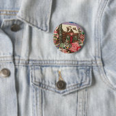 Ms Elizabeth's Peppermint World Ronde Button 5,7 Cm (In situ)