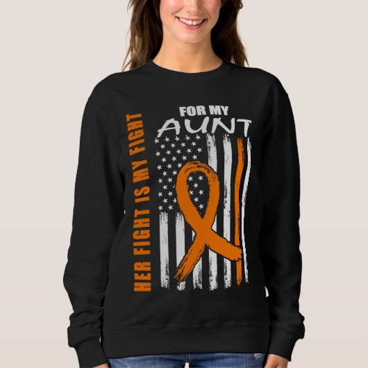 MS Family Fight Aunt Multiple Sclerosis American F Trui (Voorkant)