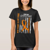 MS Family Fight Godmoeder Multiple Sclerosis Ameri T-shirt (Voorkant)