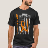 MS Family Fight Great Grandpa Multiple Sclerosis F T-shirt (Voorkant)