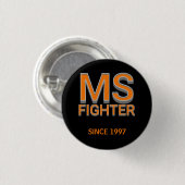 MS Fighter Ronde Button 3,2 Cm (Voorkant /achterkant)