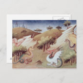 Ms Fr 2810 f.55v Dragons en andere beesten Briefkaart (Voorkant / Achterkant)
