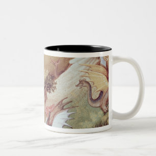 Ms Fr 2810 f.55v Dragons en andere beesten Tweekleurige Koffiemok