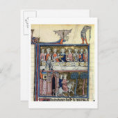 Ms Fr 95 f.326 King Arthur and his Knights around Briefkaart (Voorkant / Achterkant)