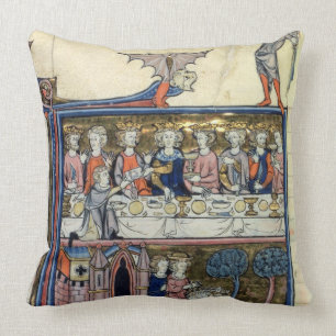 Ms Fr 95 f.326 King Arthur en zijn Knachten in de  Kussen