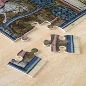 Ms Fr 95 f.326 King Arthur en zijn Knachten in de  Legpuzzel (Zijkant)