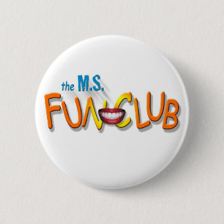 MS Fun Club Crest-knop Ronde Button 5,7 Cm