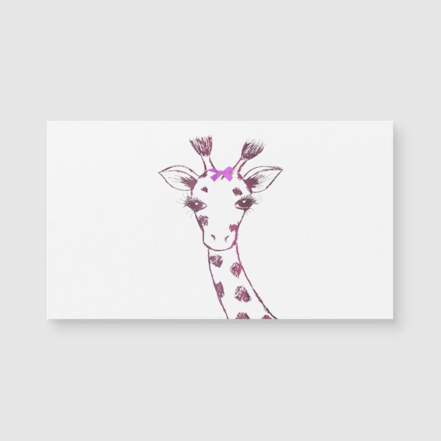 Ms. Giraffe Schattige Sarcastisch Ontwerp (Voorkant)