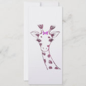 Ms. Giraffe Schattige Sarcastisch Ontwerp Feestdagenkaart (Voorkant)
