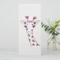 Ms. Giraffe Schattige Sarcastisch Ontwerp