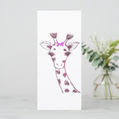 Ms. Giraffe Schattige Sarcastisch Ontwerp Kaart (Staand voorkant)