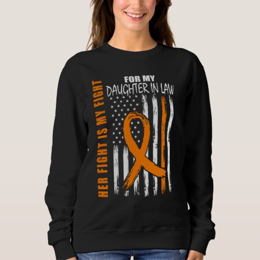 MS Her Fight Daughter In Law Multiple Sclerosis Fl Trui (Voorkant)