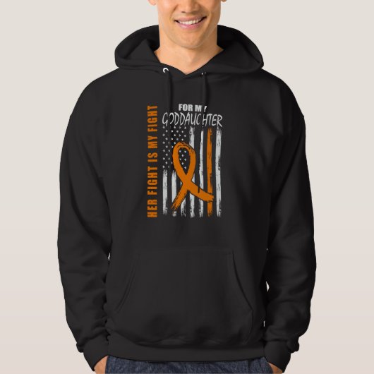 MS Her Fight Is My Fight Goddaughter Multiple Scle Hoodie (Voorkant)
