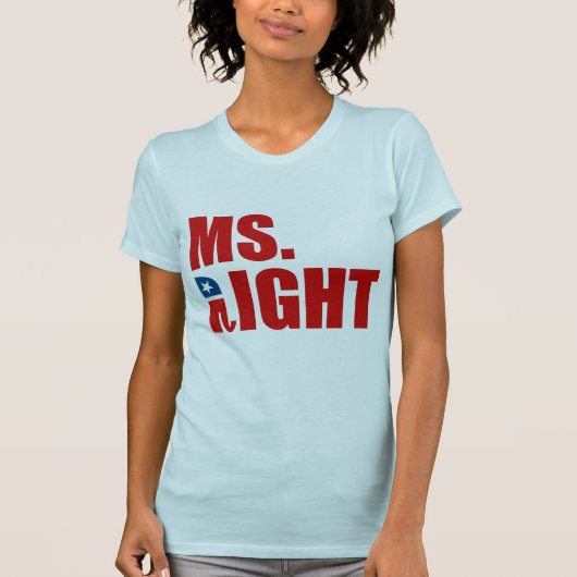 MS HET RECHT OM, T-SHIRT (Voorkant)