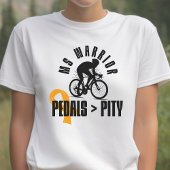 MS krijger, mountainbiker, spoonie cadeau T-shirt