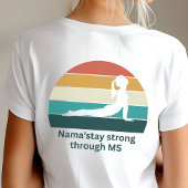 MS krijger, multiple sclerose, yoga liefhebber cad Tri-Blend Shirt