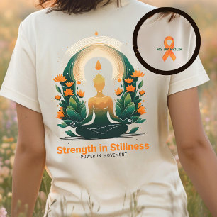 MS krijger, yoga liefhebber, Multiple Sclerose ond Tri-Blend Shirt