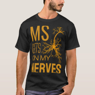 MS krijgt het bewustzijn van multiple sclerose op T-shirt