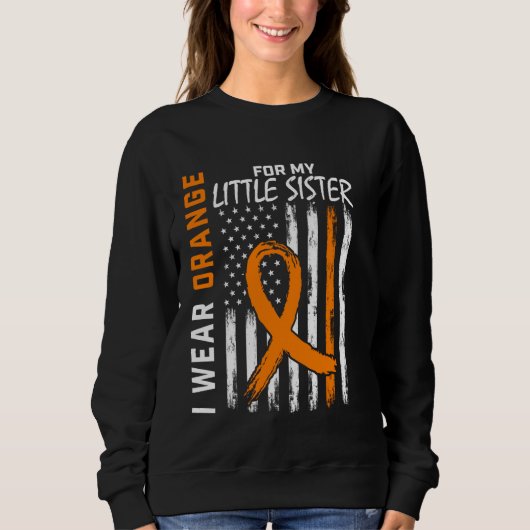MS Little Sister Multiple Sclerosis Leukemie Aware Trui (Voorkant)