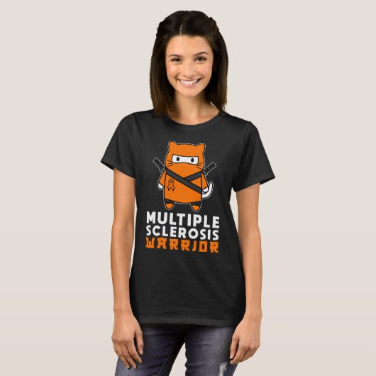 MS-maand bij sclerose T-shirt (Voorkant volledig)
