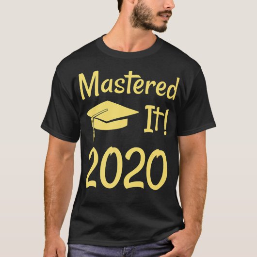 MS Masters Degree Funny Gift Premium T-shirt (Voorkant)