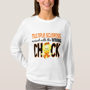 MS met multipele sclerose die met de verkeerde kui T-shirt