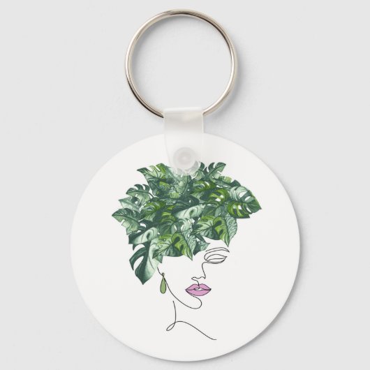 Ms Monstera, The Ultimate Plant Lady Sleutelhanger (Voorkant)